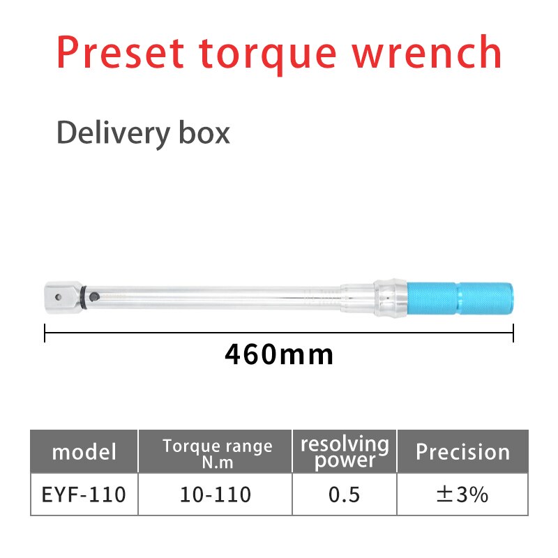 350N.m Open End Interchangeable Torque Wrench 6N.m 20N.m 25N.m 150N.m 30N.m 110N.m 60N.m Preset Open End Spanner Torque Wrench: 10-110N.m