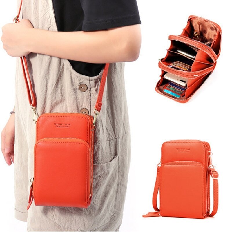Korean Version Big Capacity Multifunction Sutdent Shoulder Bag Street Solid Color Portable Tote Handbag Crossbody Bag
