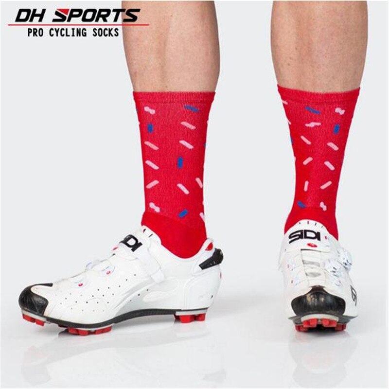 Fietsen Sokken (3 paren/partij) DH SPORT/DH021 Nylon Mannen Sport Sokken Basketbal Buiten Wandelen Sokken