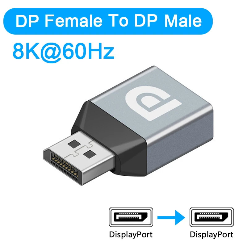 8K 4K Displayport zu Mini Displayport Adapter Mini DP zu DP Kabel Extender für Projektor PC TV MacBook Pro Air Monitor Konverter: Rot / 1.5m