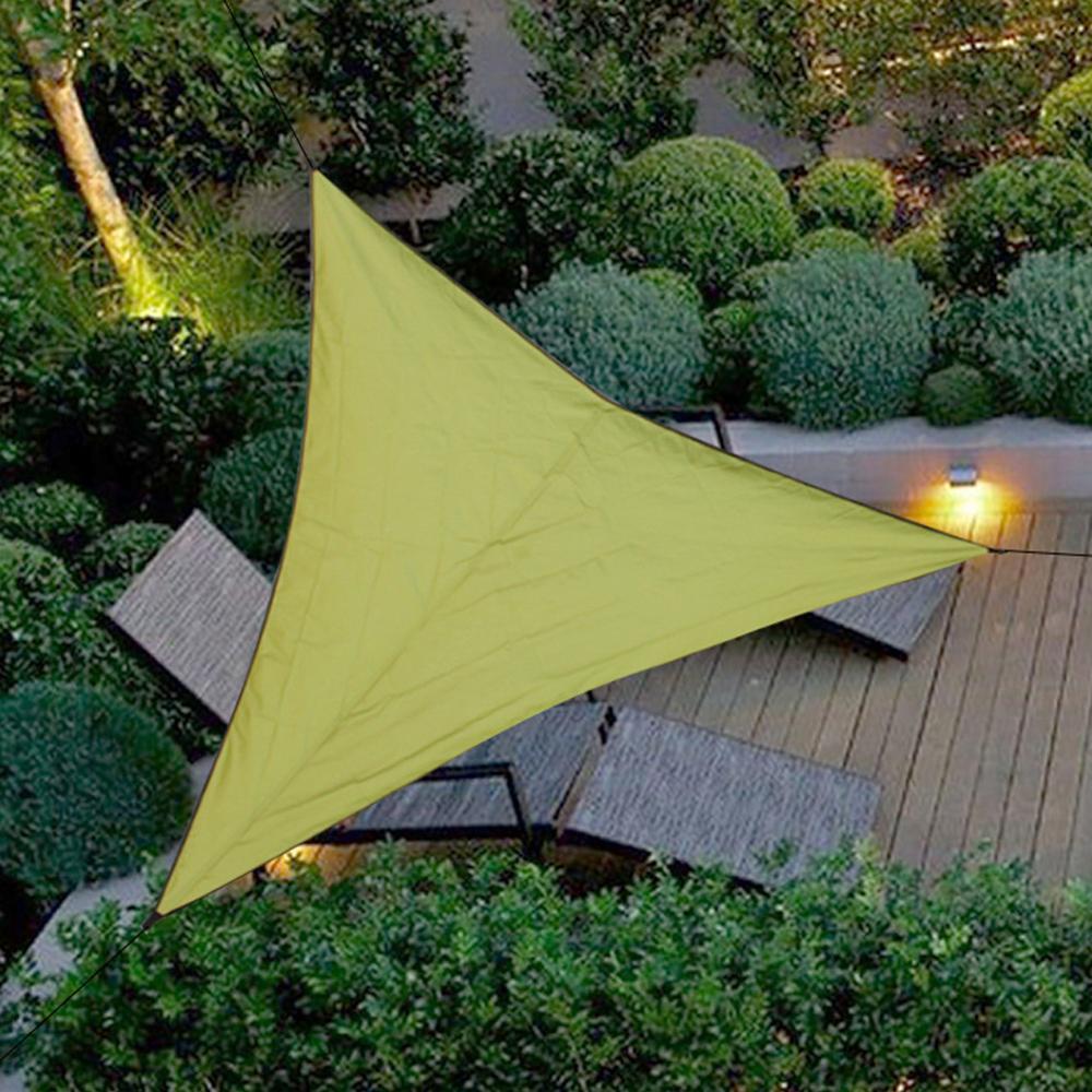 Awning Waterproof Canopy Tarp Triangle Sun Shelter Tent Trap Garden Canopy Sunshade Outdoor Camping Tents 타프