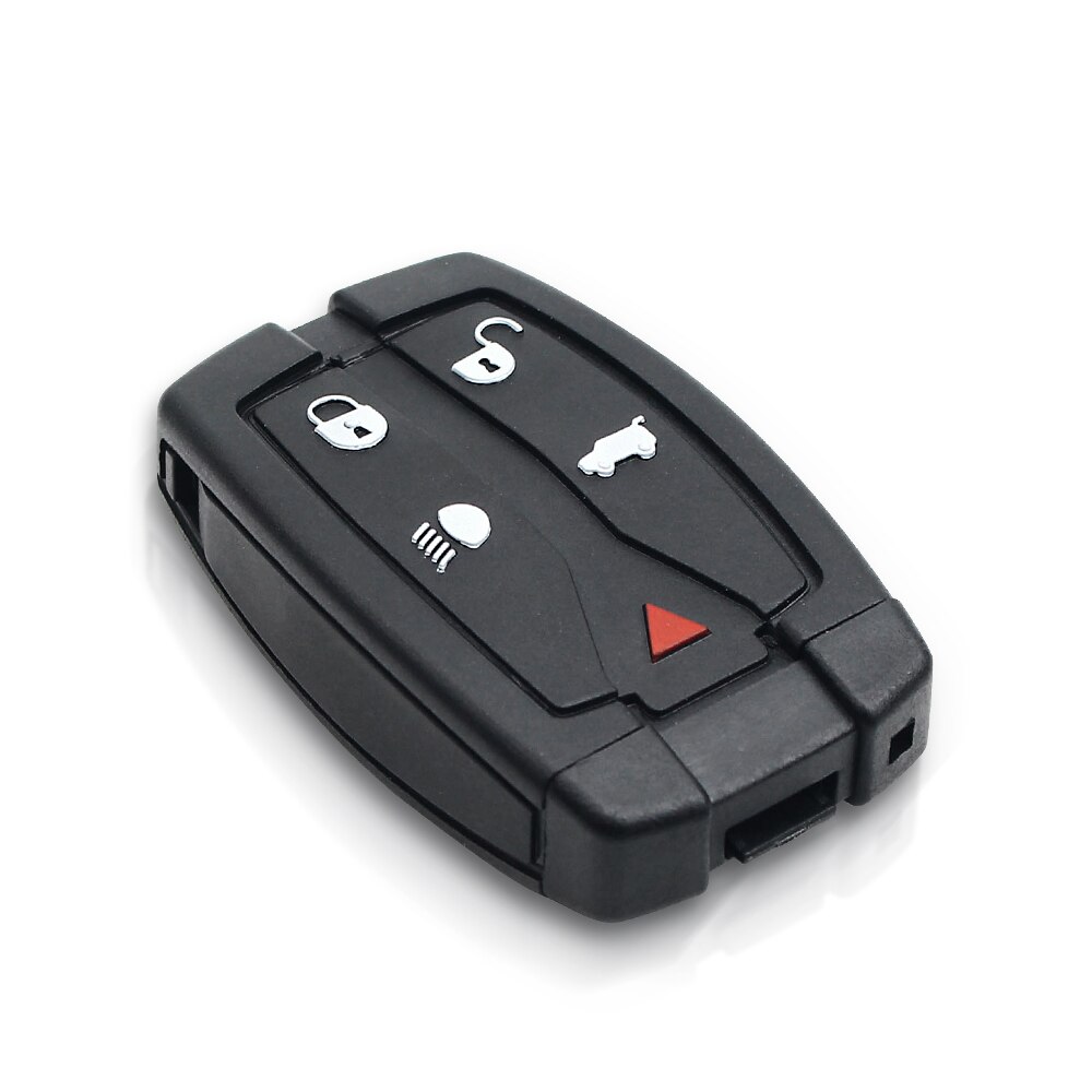 KEYYOU-carcasa de repuesto para llave de coche, 5 botones, sin cortar, para Land Rover Freelander 2 Discovery Remote