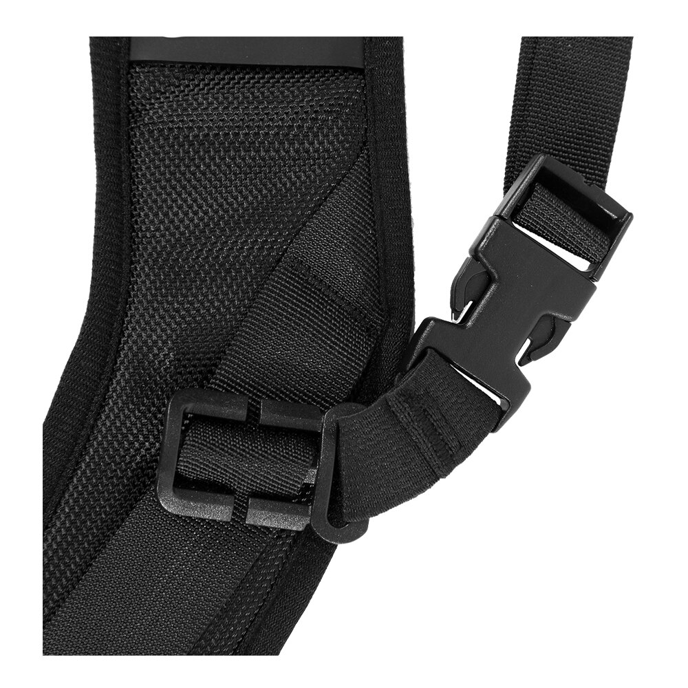 EACHSHOT Focus F-1 Anti-Slip Quick Rapid Shoulder Sling Belt Neck Strap for Camera Dslr Black +Anti-lost Camera Lens Cap Holder