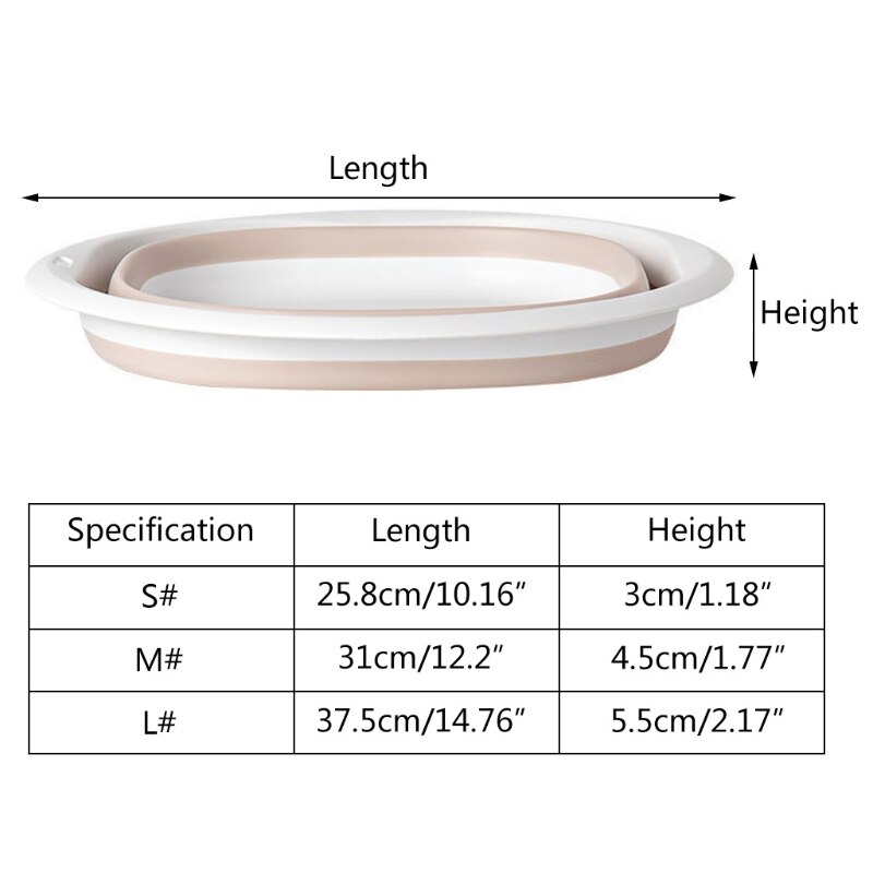 Portable Wash Basin for Student Dormitory Household Collapsible Wash Basin Bucket Household Mop Buckets