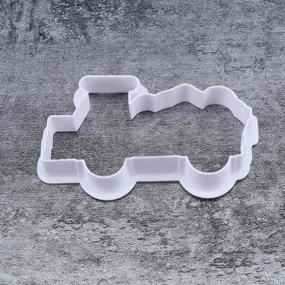 8 st/set 3d tecknade söta plaster i form av småkakor präglande bakverk pepparkakor chokladfondant bakform bakform