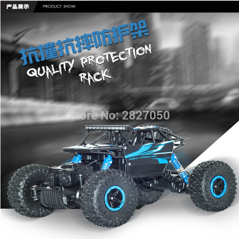 2.4G 4CH 4WD Rock Crawlers climbing RC Car 4x4 Driving Car Double Motors Drive Bigfoot Car Remote Control Off-Road Vehicle toy