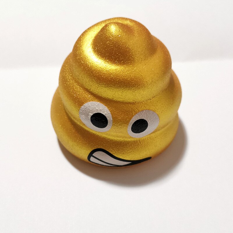 Funny Poop expression Squeeze Ball Toy Pressure Relief Kids Doll Fun Props