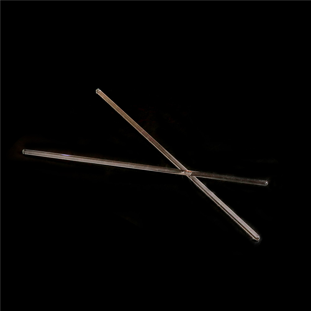 Agitateur résistant élevé de Borosilicate de longueur des tiges 100/200/300mm d'agitation en verre de laboratoire de 2 pièces pour le diamètre de 6mm de laboratoire de chimie