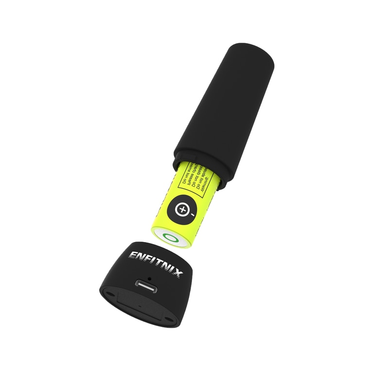 Enfitnix navi 800 batterilader sykkellykter batteri usb oppladbar holdbar lang levetid sykkellampe batterilader