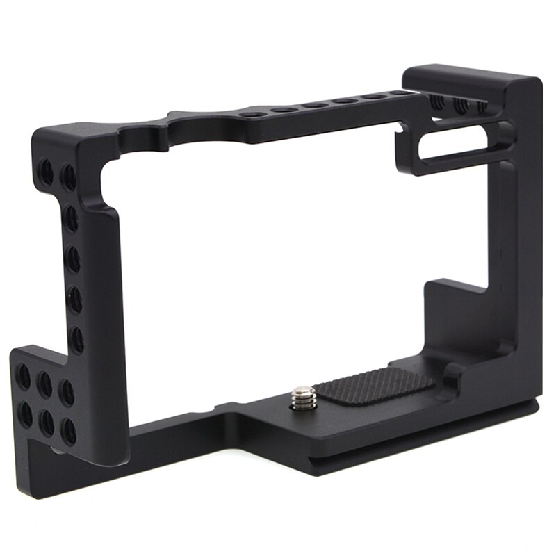 M6 Camera Metal Cage for Canon M6 Mark II Dslr Form-Fitting Cage with Integrated Handgrip/Cold Shoe Mount Vlog Rig