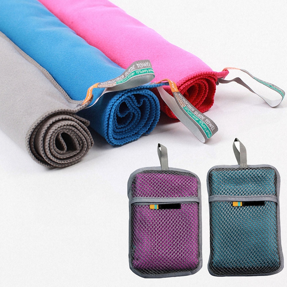 Serviette de natation en microfibre à séchage rapide, Portable, pour Camping en plein air, randonnée, cyclisme, sport