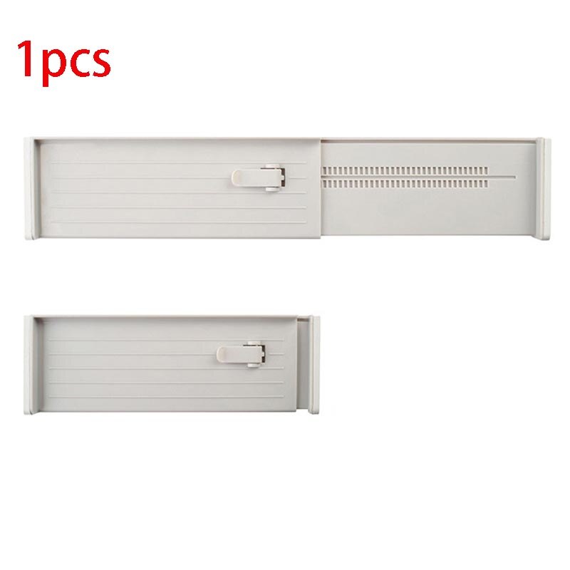 Adjustable Drawer Divider Closet Organizer Cabinet Drawer Partition Board Division Tool Wardrobe Separator Home Organizer: grey