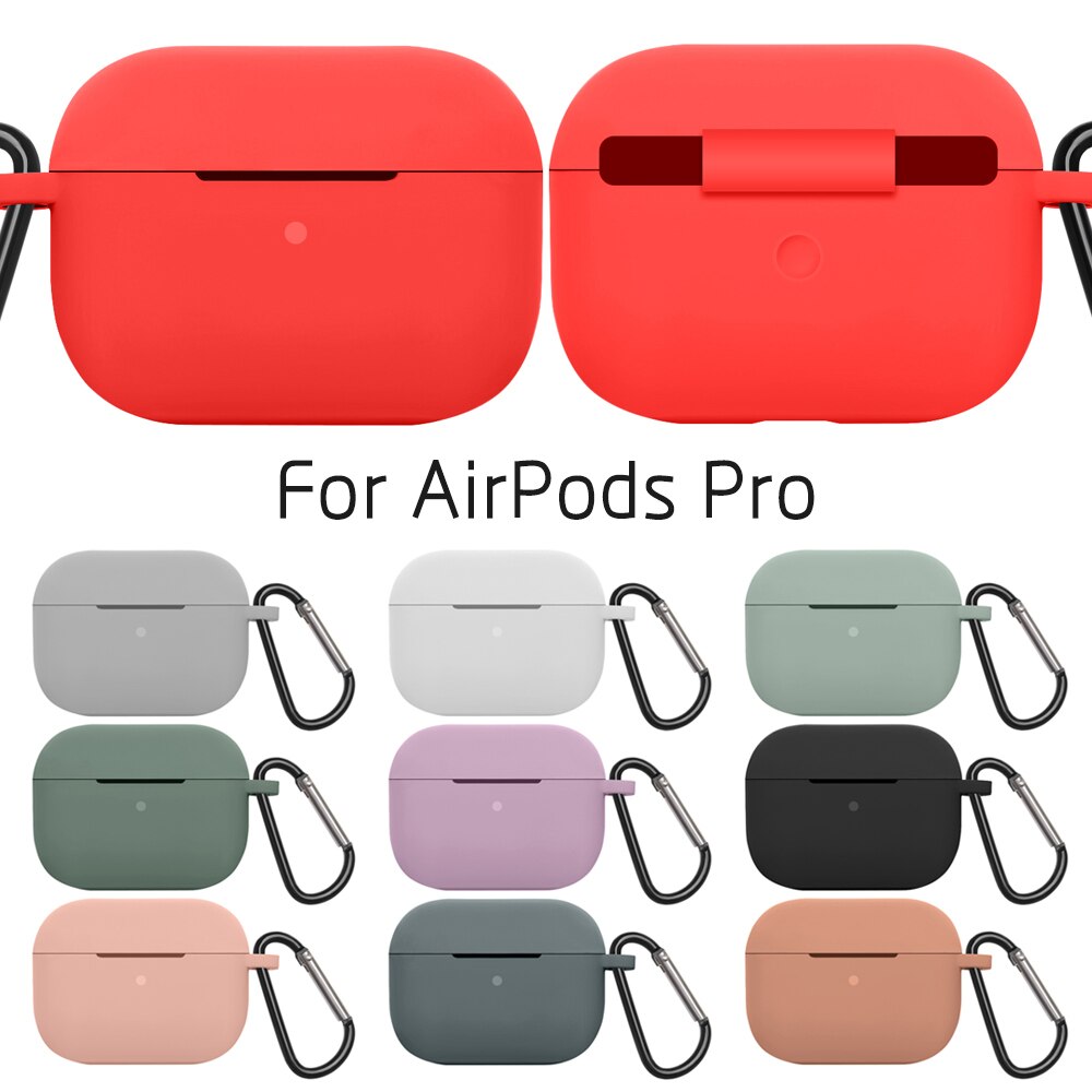 Funda protectora de silicona para Apple Airpods Pro Auriculares inalámbricos con Bluetooth para Airpods 3