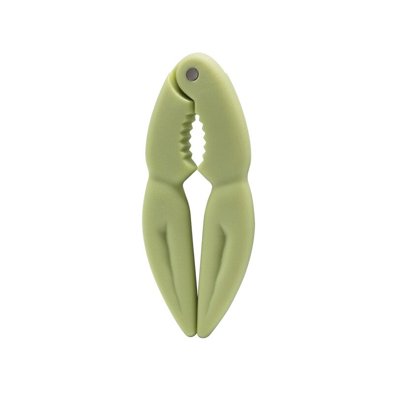 Creatieve Moer Opener Walnoot Clip Huishouden Krab Eten Tool Krab Clip Sheller Keuken Crab Claw Tool Oyster Opener Mes Set: green