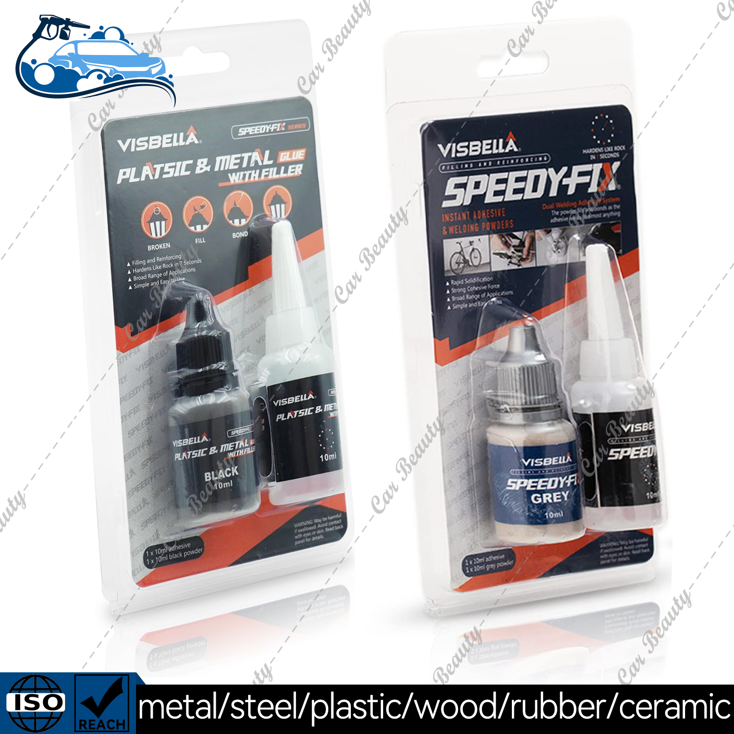 Colla fissa veloce con riempitivo Riempimento Adesivo rinforzante Polvere per saldatura Riparazione incollaggio per ceramica Vetro Metallo Plastica dura Legno: green