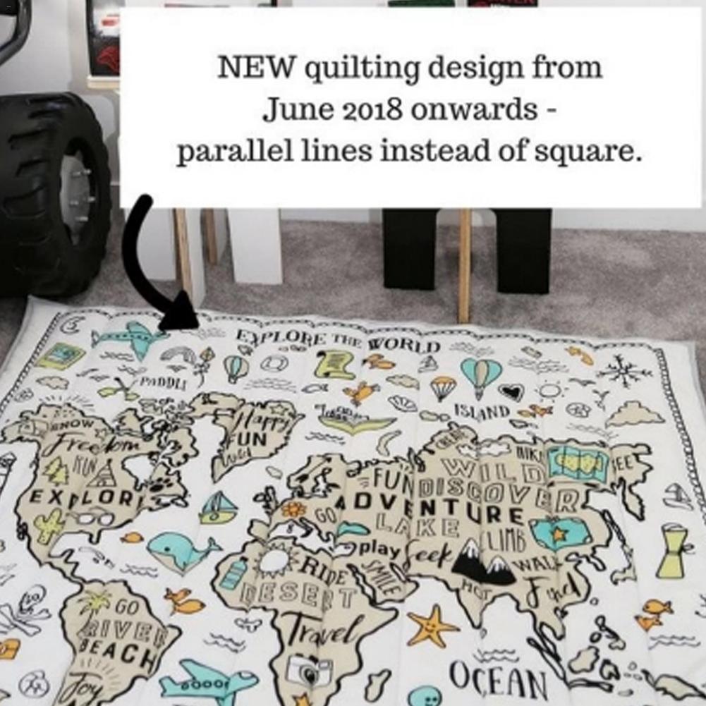 Alfombra para gatear para bebé, alfombra para gatear con viñetas de animales de la tierra, decoración para dormitorio de niños, sala de estar alfombras para, alfombra de juego para educación temprana