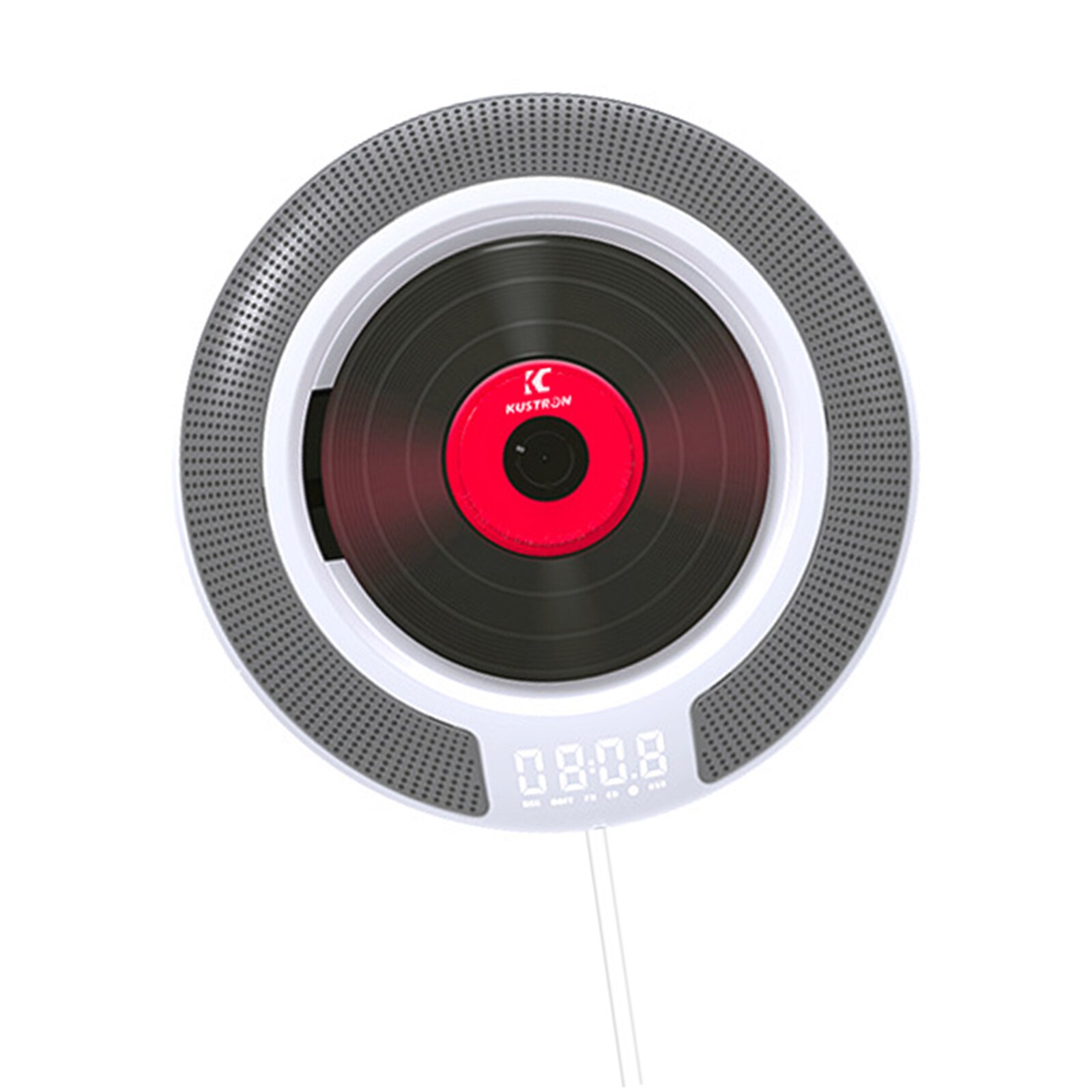 Bluetooth MP3 Wall Mounted CD Player FM Radio Music Player Remote Control