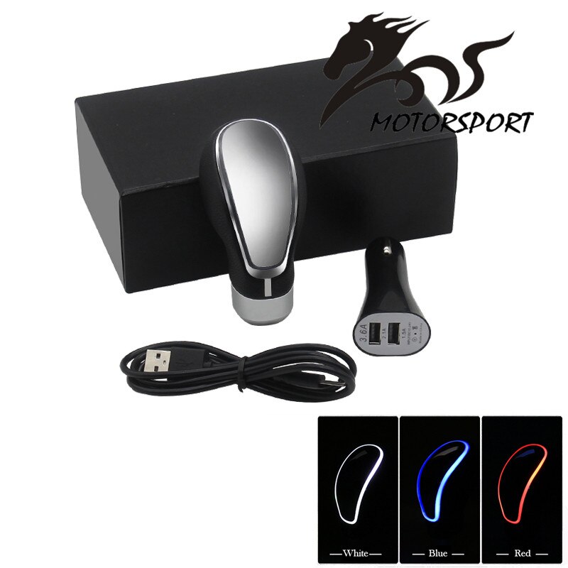 Universal Cool Led Pookknop Versnellingspook Knoppen Met Mooie Led Light Touch Motion Activated Mt