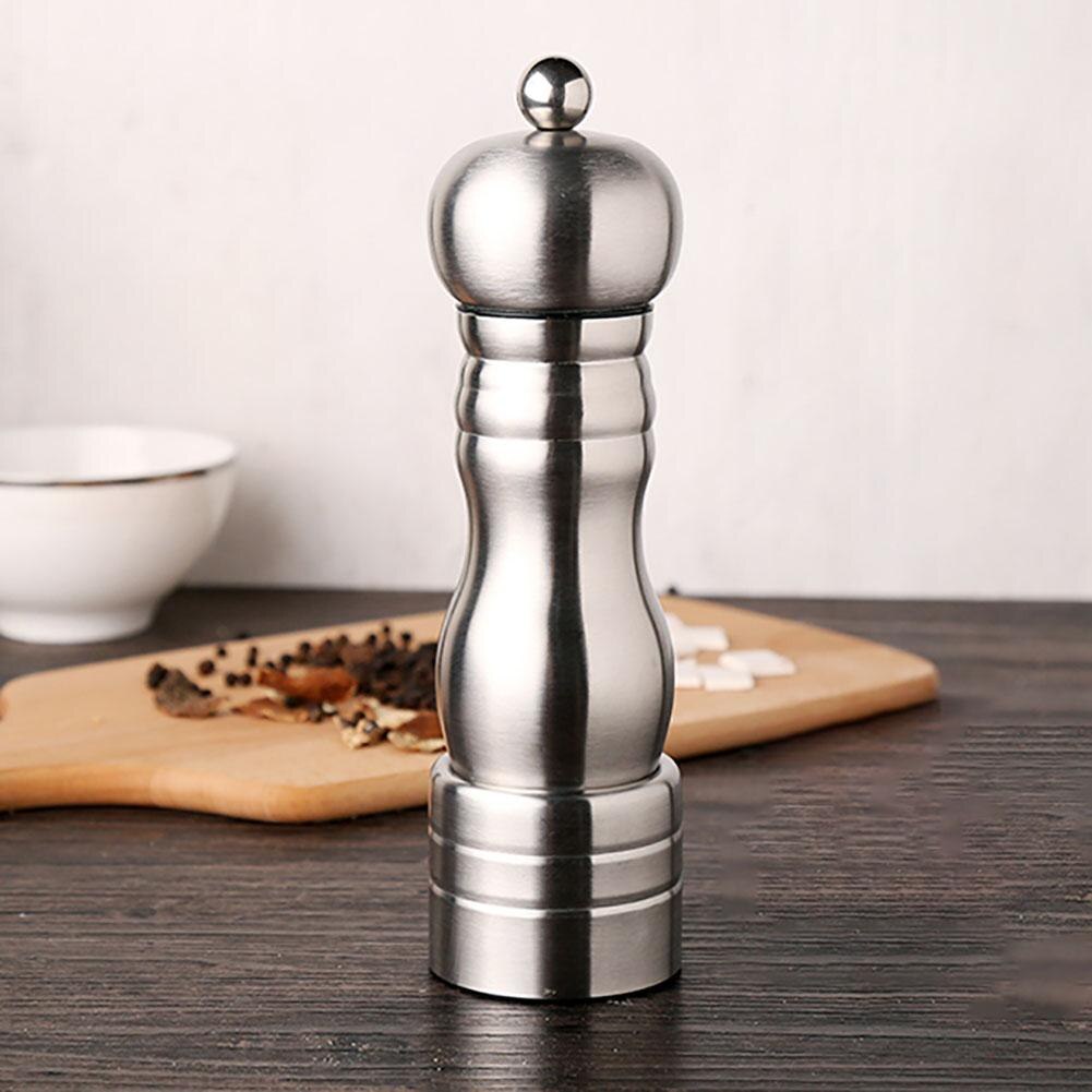 Molinillo Manual de acero inoxidable para sal, pimienta, molinillo para condimento, herramientas de cocina, accesorios de cocina, utensilios de cocina, molinillo para moler especias