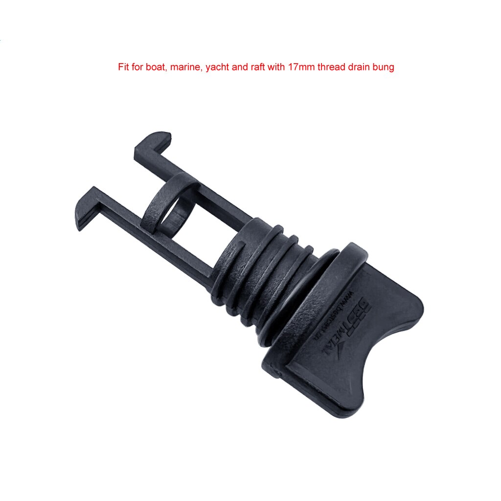 17Mm Universele Nylon Boot Marine Yacht Vlot Afvoer Gat Standaard Maat Grove Draad Bung Plug Vervanging Kayak Kano Accessoires