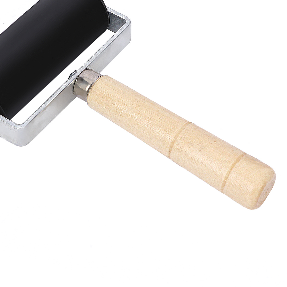 6cm Rubber Roller Brayer Ink Painting Printmaking Roller Art Stamping Tool DIY Craft Tool For Kids