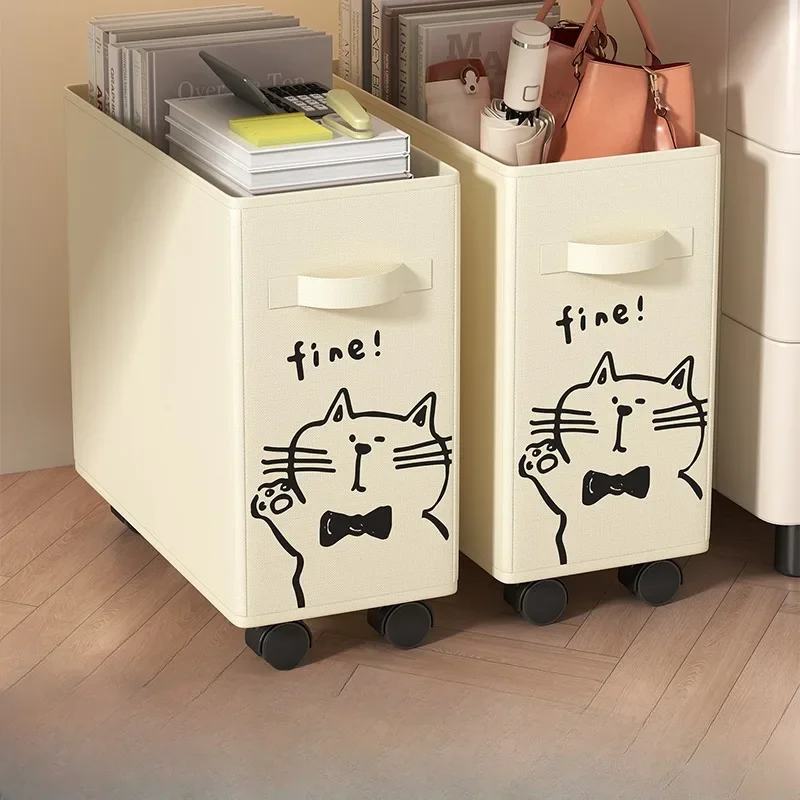 Aufbewahrungskörbe unter dem Schreibtisch, Schreibwaren-Organizer, niedlicher Bürobedarf, Aufbewahrungswagen, Räder, abnehmbares Desktop-Zubehör, Schule