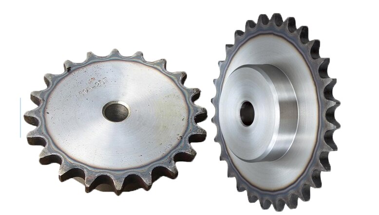 Oem rustfrit stål rullekæde og hjulhjul ,08b-1,12.7mm pitch , 58mm diameter ,13 tænder gear
