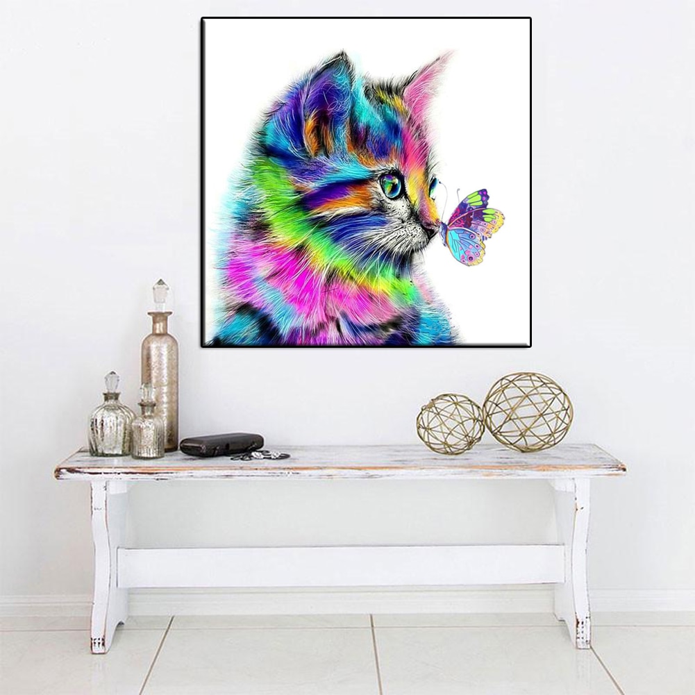 Kit Diamond Painting 12 Pezzi Animali - Adesivi Con Diamantini, Penna, Colla, Ideale Per Decorazione DIY