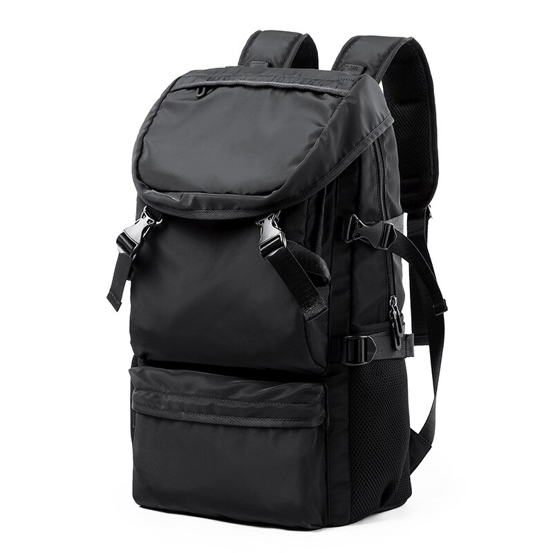 Waterproof backpack men's trend student school bag large capacity mountaineering travel computer backpack men's bag: Default Title