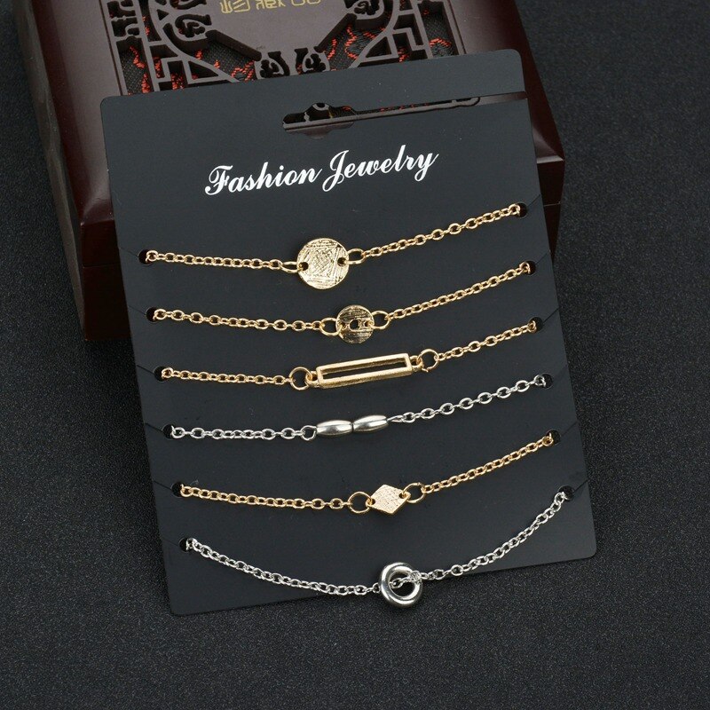 12 Kind Infinity Bracelet for Women with Crystal Stones Number 8 Chain Minimalista Anklet Bracelets Bangle Jewelry Bileklik: KB227