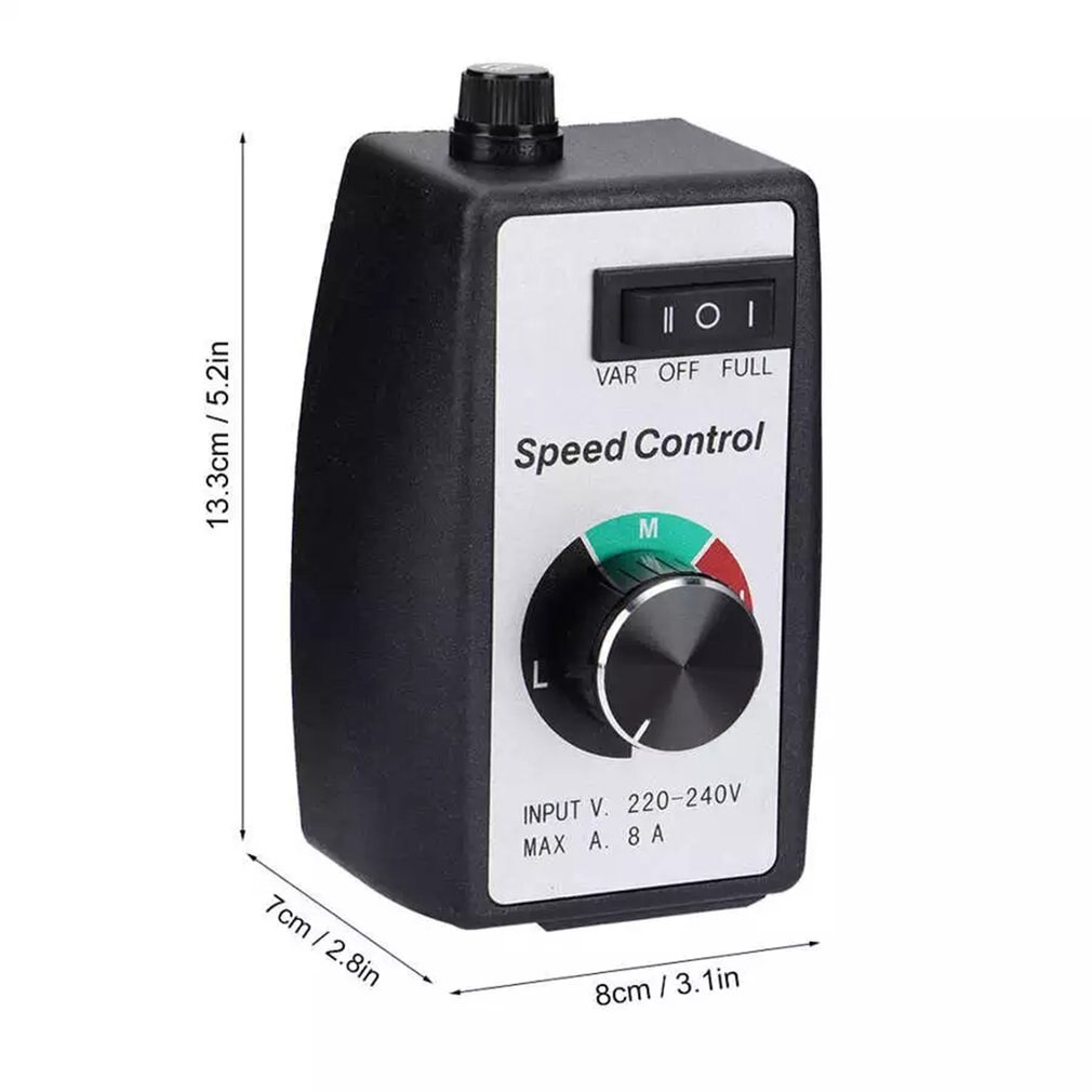 Motor Speed Controller Universele Elektronische Traploze Gouverneur Switch Blower Duct Fan Speed Control Regulator 230V