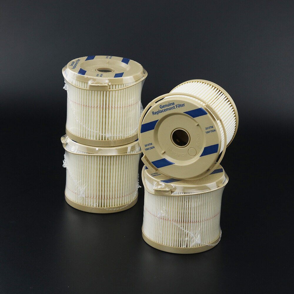 6Pcs Filter Element 2010SM 2010TM 2010PM For RACOR 500FG/FH Diesel Engine Fuel Water Separator Replacement 2 10 30 Micron