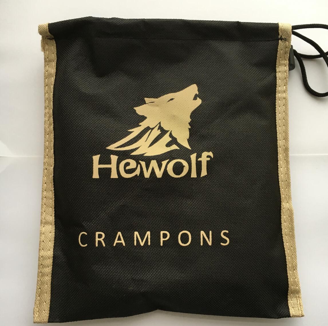 Hewolf 8 Teeth Outdoor Ice Snow Spikes Climbing Crampons Equipment Mountaineering Gear Anti Slip Shoes Grippers Claws Chains DBO