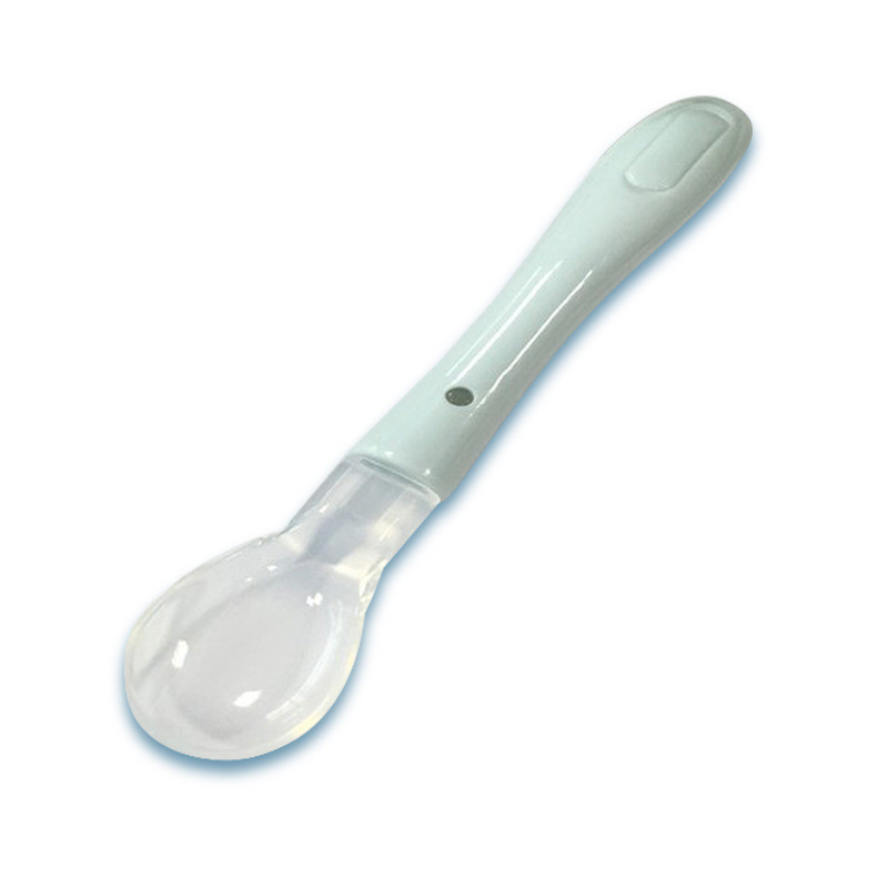 1pc bébé cuillères alimentation Silicone cuillères vaisselle pour enfants bébé sécurité infantile alimentation cuillère soupe louche directe
