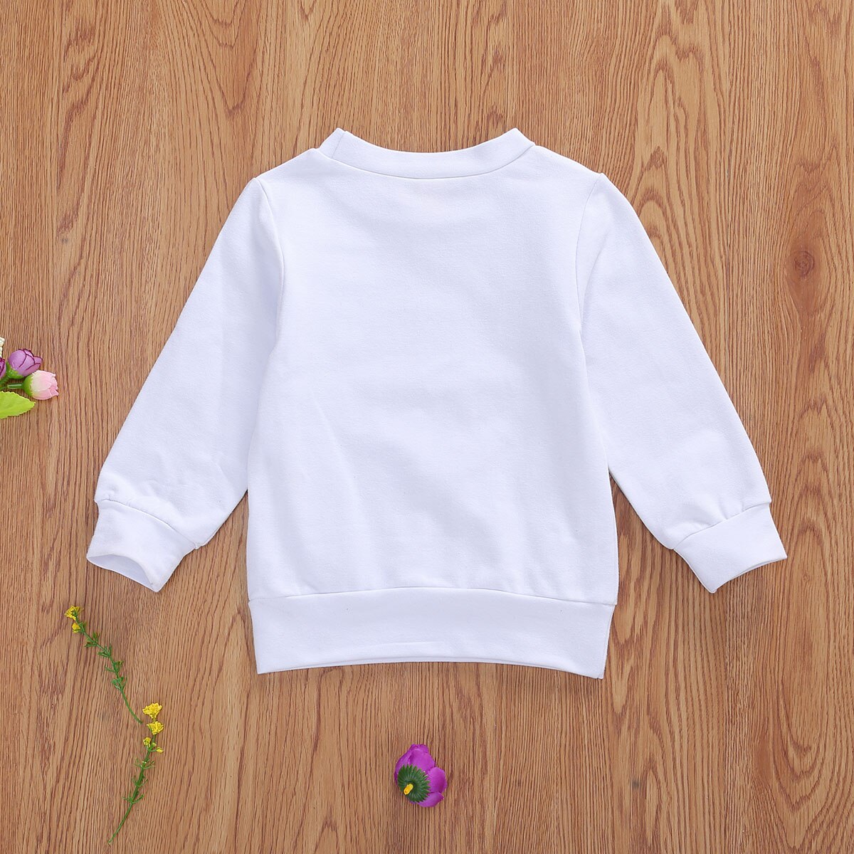 0-24M Newborn Baby Boy Girl Sweatshirt Baby Boy Autumn Spring Black White Letter Print Long Sleeve Tops Sweatshirt