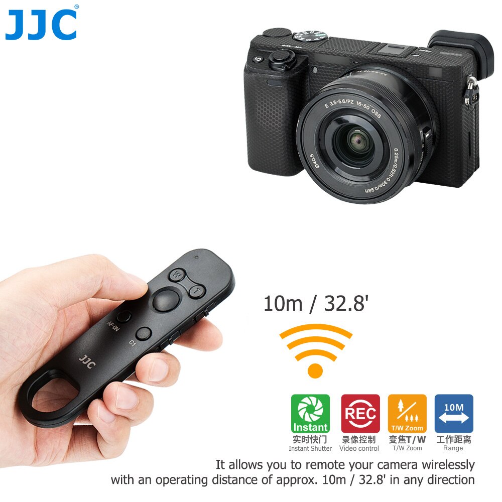 Jjc RMT-P1BT Draadloze Afstandsbediening Ontspanknop Voor Sony A7IV A7III A7 Iv Iii A7RIII A7RIV A7SIII A7C A6600 A6400 a6100