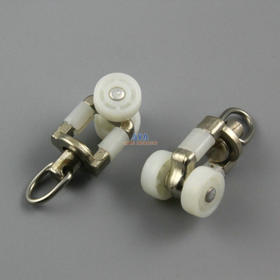 30 Pieces Curtain Track Roller Curtain Track Slide Gliders 15x32mm