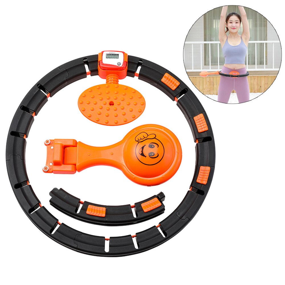 Draagbare Led Kleurrijke Sport Hoops Yoga Taille Uitoefenaar Afneembare Buik Buikspier Trainer Cirkel Gewichtsverlies Fitness