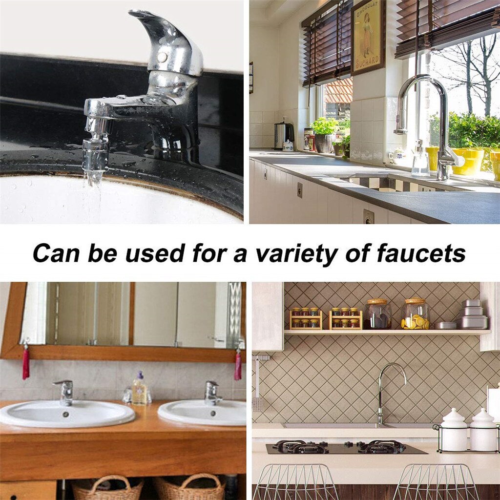Messing Water Saving Tap Kraan Beluchter Spuit Bevestiging Met 360-Graden Draaibare Filtro De Agua Voor Keuken cocina