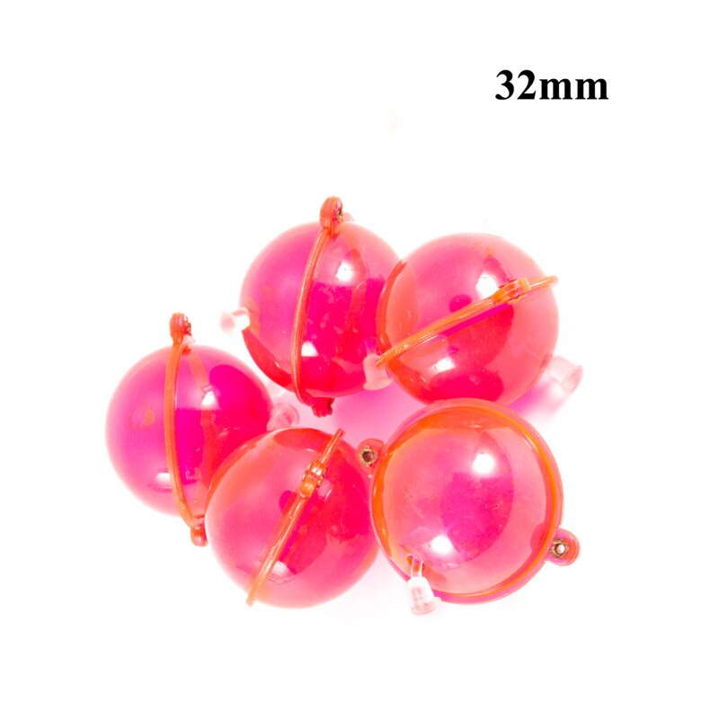 5pcs/Set Fishing Float Set Ball Shape Buoy Fishing Floats Set Buoyant Eco-friendly PC Buoy Fishing Drift Equipment: Red