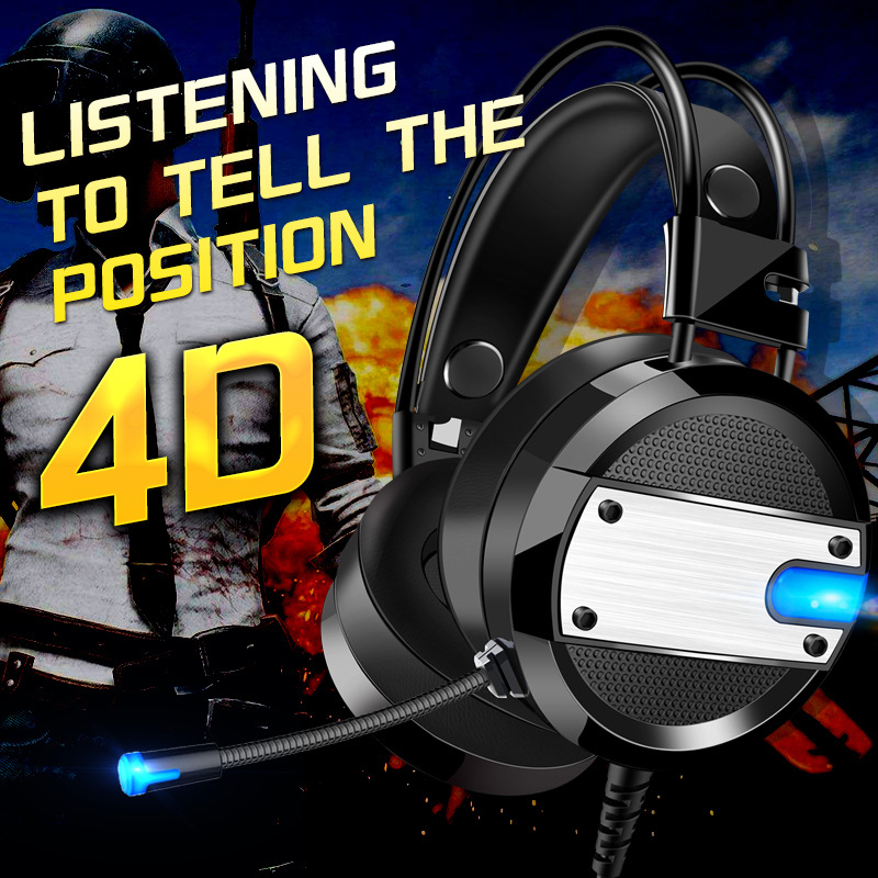 Gaming Headset Led Verlichting Voor Pc Xbox Een Stereo Surround Sound Noise Cancelling Wired Gamer Hoofdtelefoon Met Microfoon Auriculares