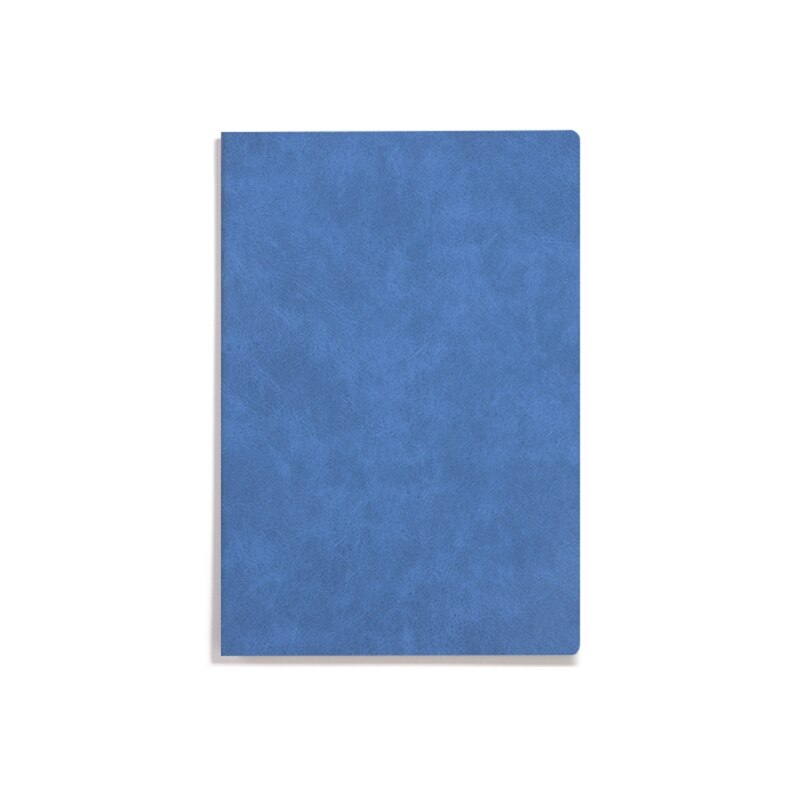 Classic Notebook Faux Leather Intimate Notepad A5 Thickened Stationery Calligraphy Book Simple Office With Temperament: blue