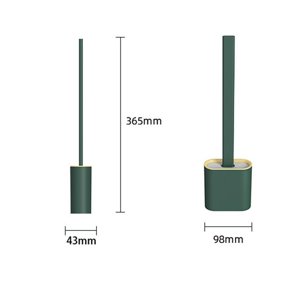 Silikonowe Wc toaleta szczotka robić montażu na ścianie elastyczne WC toaleta zestaw szczotek toaletowych z szybkie suche Wc uchwyt na zestaw szczotka Wc jednorazowe środki czyszczące