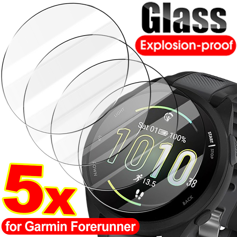 Garmin forerunner 965 955 945 935 735xt 165 265 255 265s 255s karkaistusta lasista valmistettu näytönsuoja naarmuuntumattomalle lasikalvolle