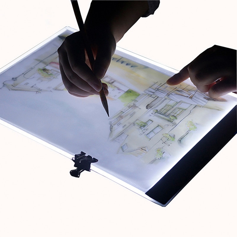 Tablette graphique Ultra fine A5, planche à dessin, boîte à lumière, Table de traçage, peinture diamant, outils de broderie