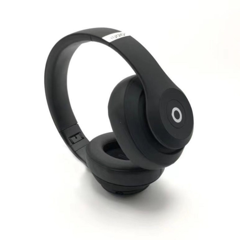 lichte luxe hoge schoonheid op het hoofd gemonteerde draadloze Bluetooth-oortelefoon Recorder 3-oortelefoon Stereo Surround Sound: Black