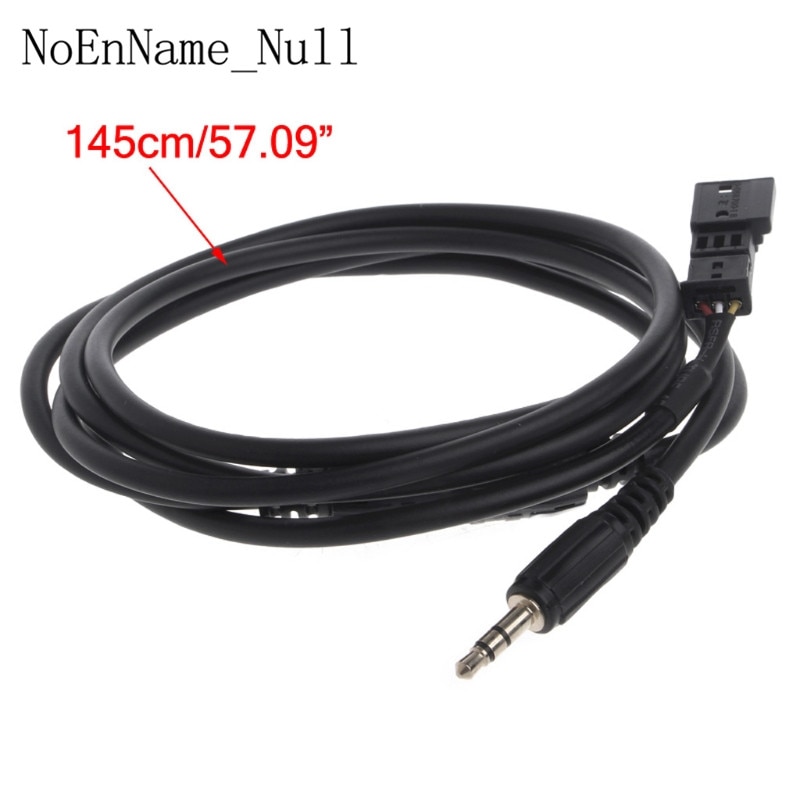 3 pin 3.5mm jack aux adapter radio interface kabel til bmw  bm54 e39 e46 e53 x5