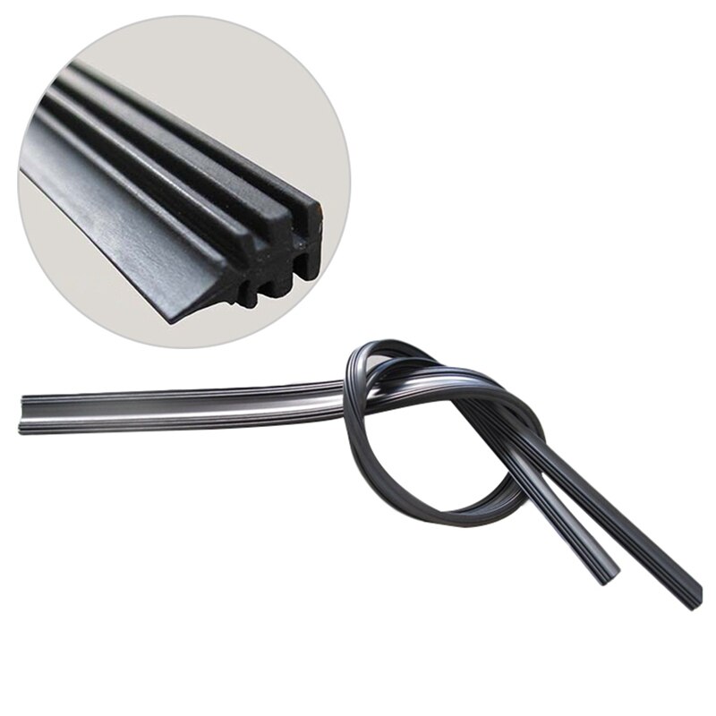 thumbnail image 2 of 8 Pack 26" Universal Silicone Windshield Wiper Refill Blades – Frameless Design 2 of 4
