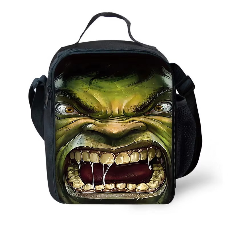 Mochila escolar para niños Marvels Super Heroes Hulks con bolsas para el almuerzo, bolsas para lápices, mochilas escolares para niños y niñas, el mejor