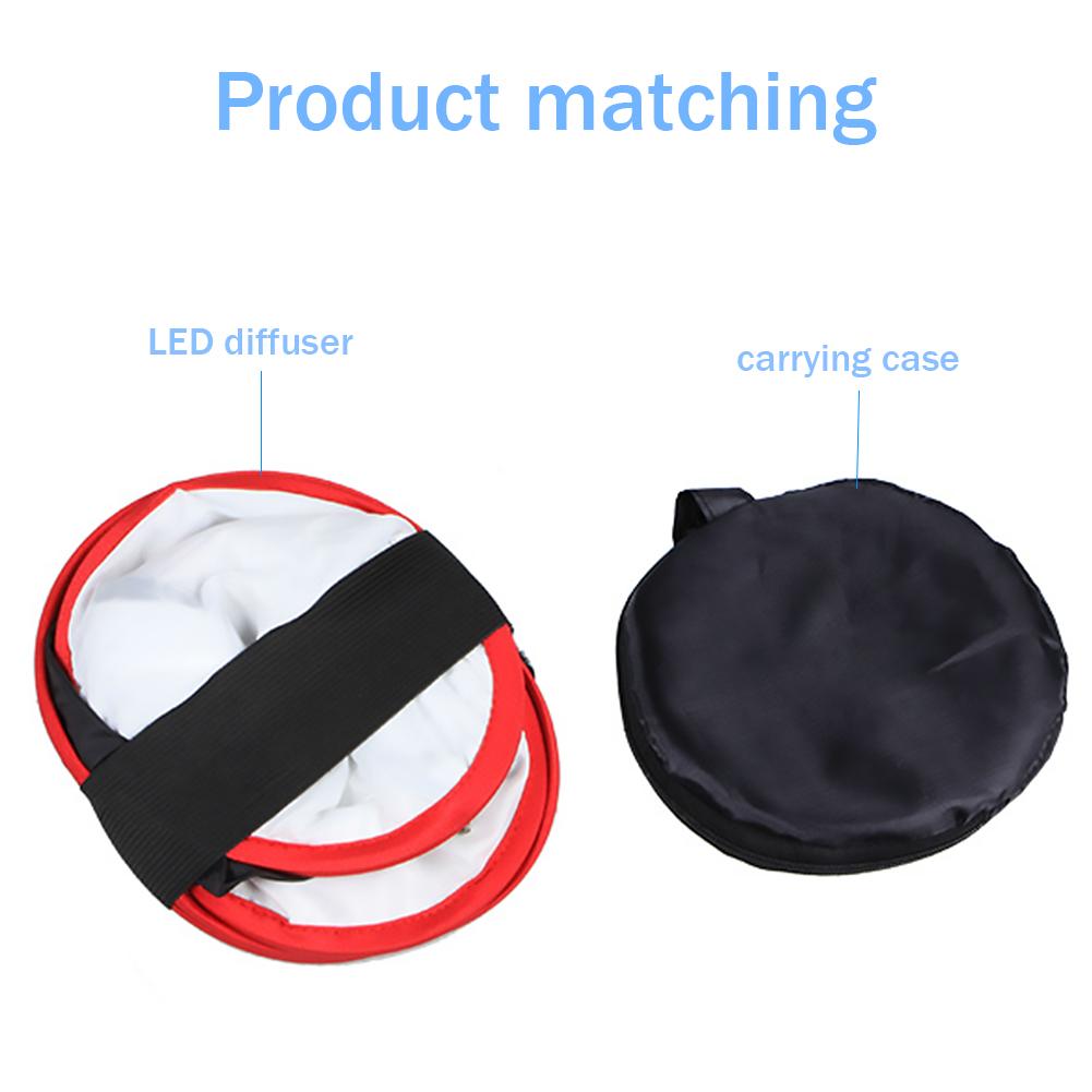 Portable LED Softbox 40x40cm Collapsible Softbox LED Light Panel Diffuse Light Room for Yongnuo YN600 YN900 Lighting Modifier